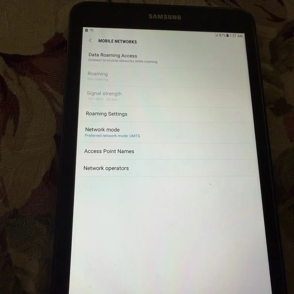 Samsung Galaxy Tab E 9.6